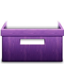 Wooden Stack Purple Icon 256x256 png
